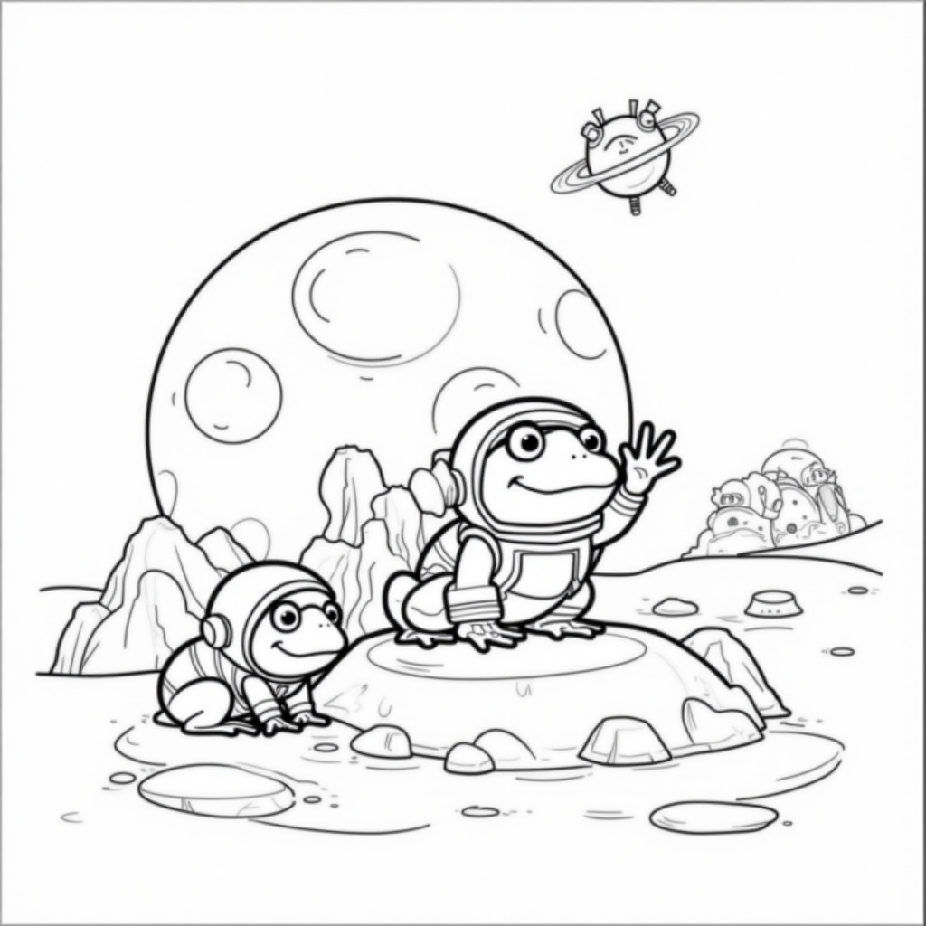 Amphibia Coloring Pages - Page 5