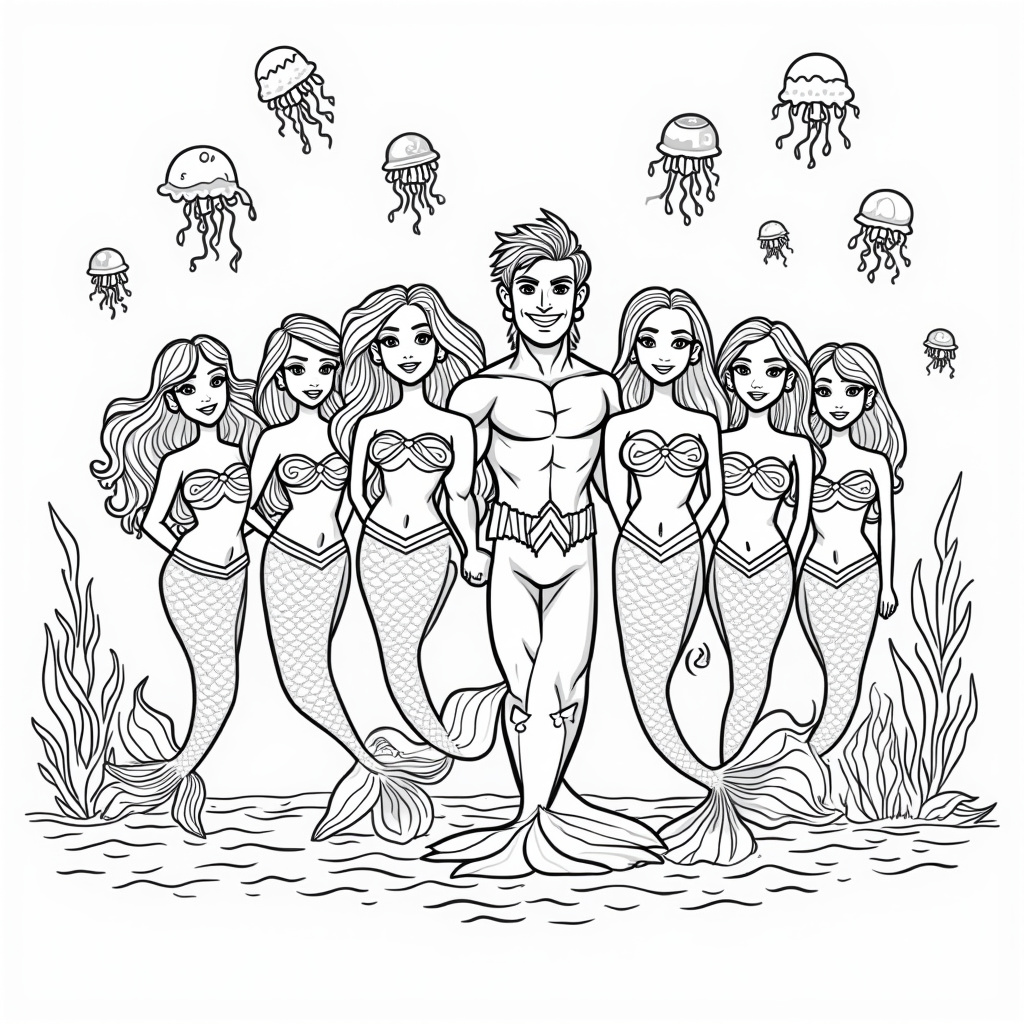 Aquaman Coloring Pages - Page 3