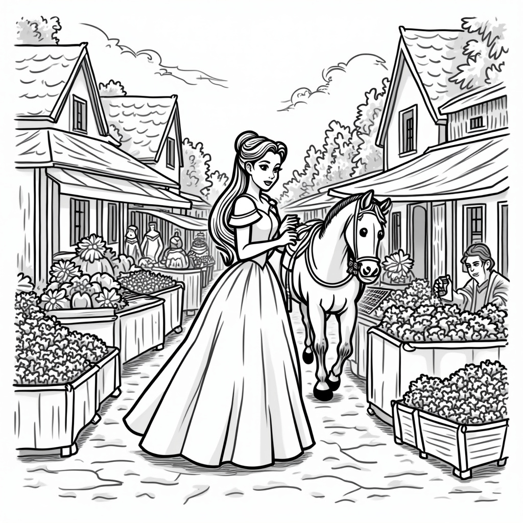 Belle Coloring Pages - Page 5