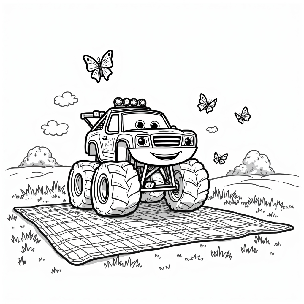 Blaze and the Monster Machine Coloring Pages - Page 3
