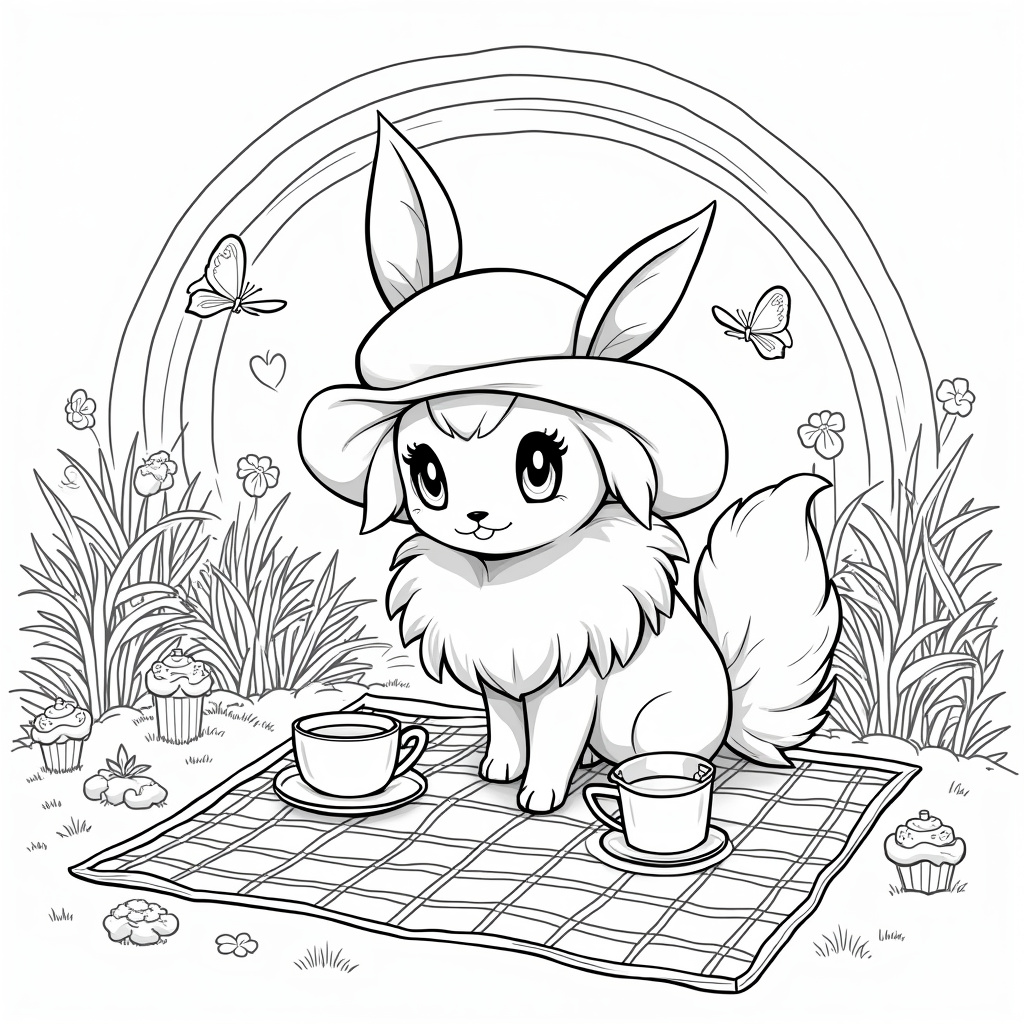 Leafeon Coloring Pages - Page 2