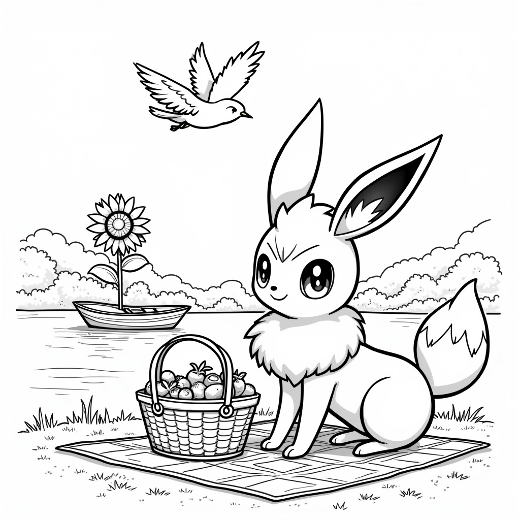 Leafeon Coloring Pages - Page 3