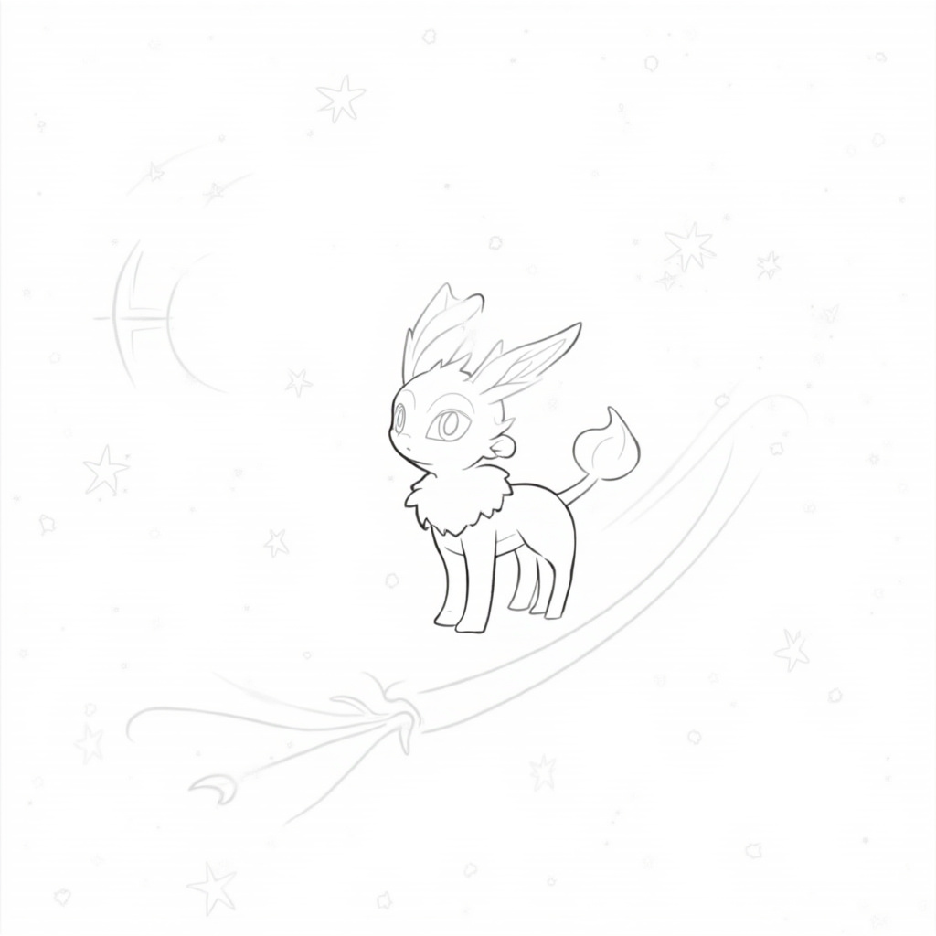 Leafeon Coloring Pages - Page 5