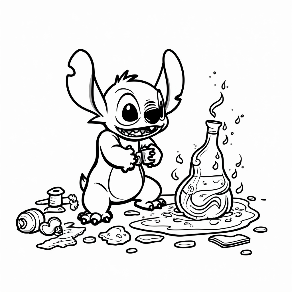 Lilo And Stitch Coloring Pages - Page 5