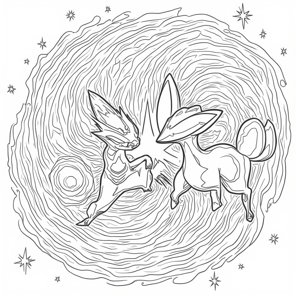Mega Pokemon Coloring Pages - Page 2