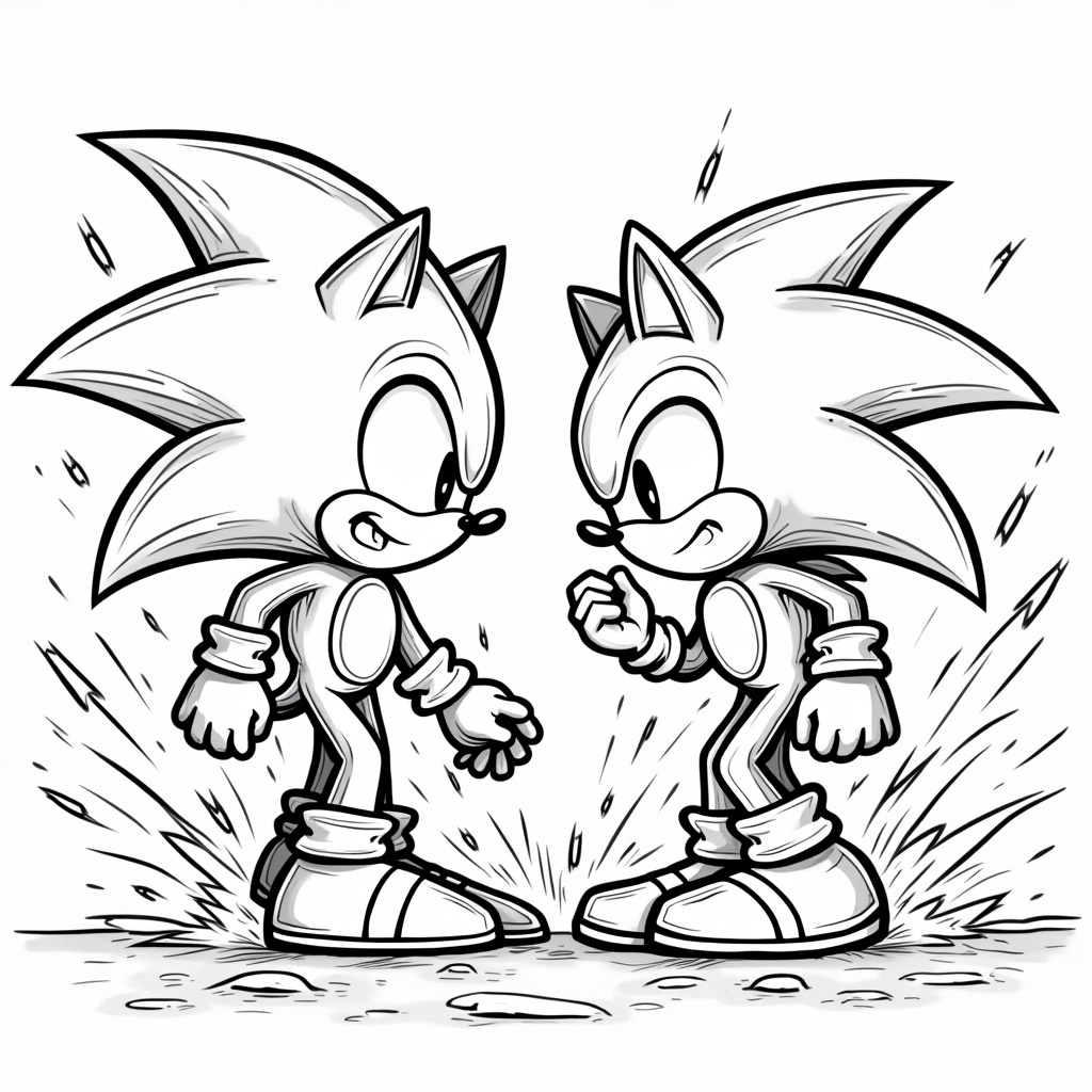 Metal Sonic Coloring Pages - Page 2