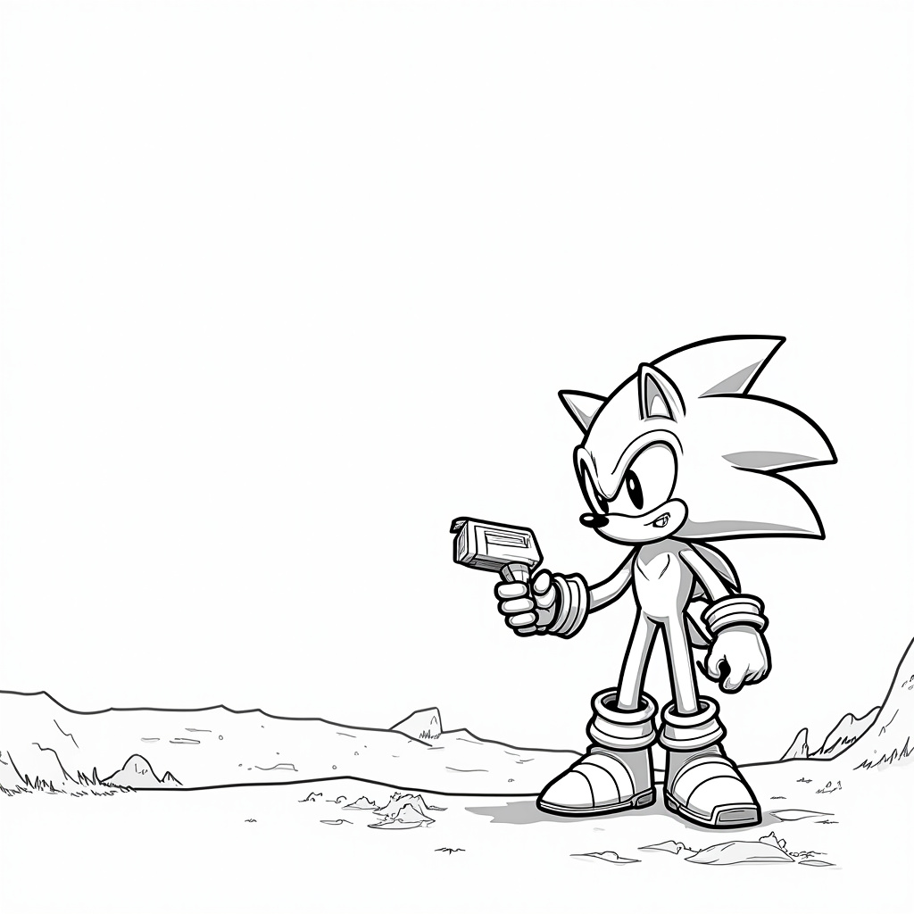 Metal Sonic Coloring Pages - Page 4