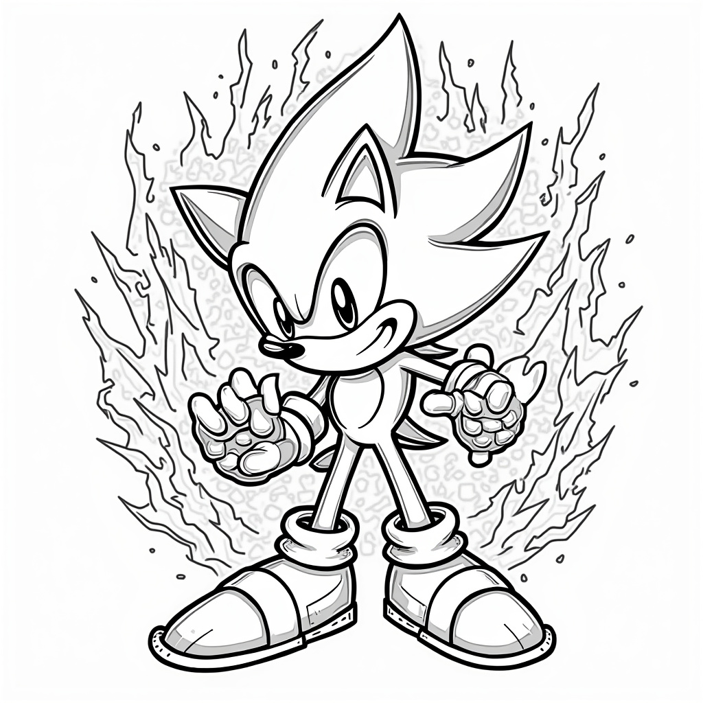 Metal Sonic Coloring Pages - Page 5