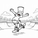 Simpsons Coloring Pages - Page 1