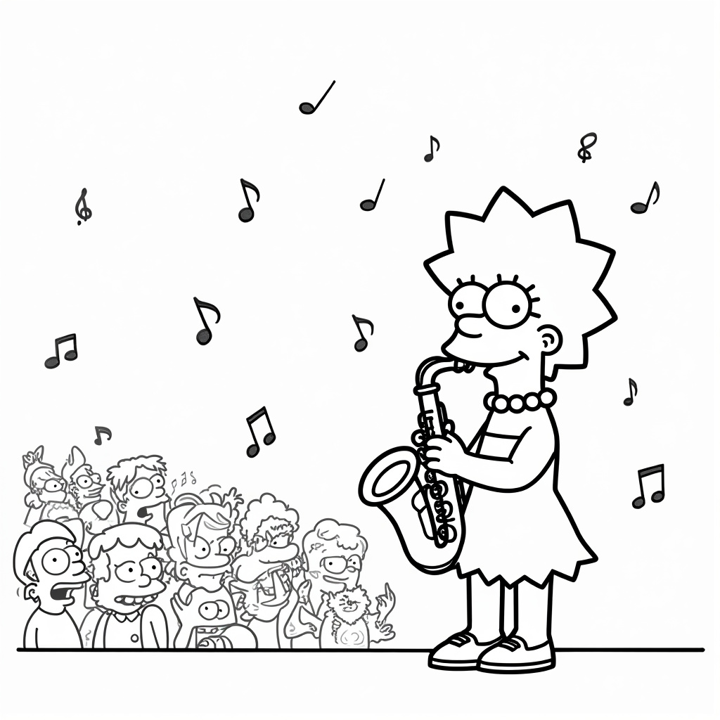 Simpsons Coloring Pages - Page 2