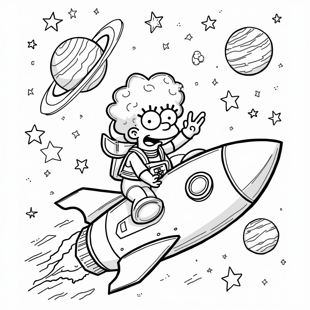 Simpsons Coloring Pages - Page 5