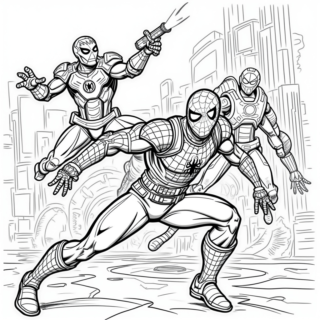 Spider-Man Coloring Pages - Page 3