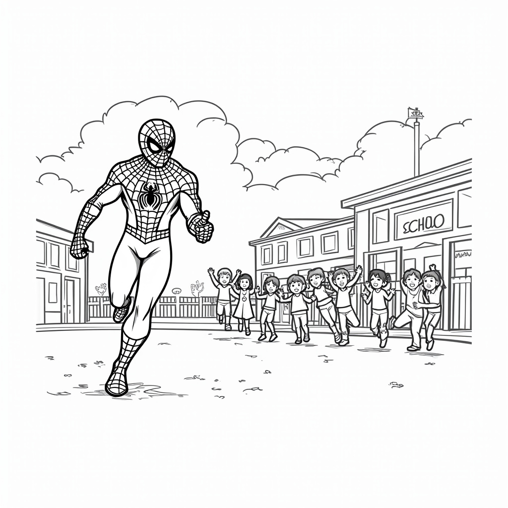 Spider-Man Coloring Pages - Page 4