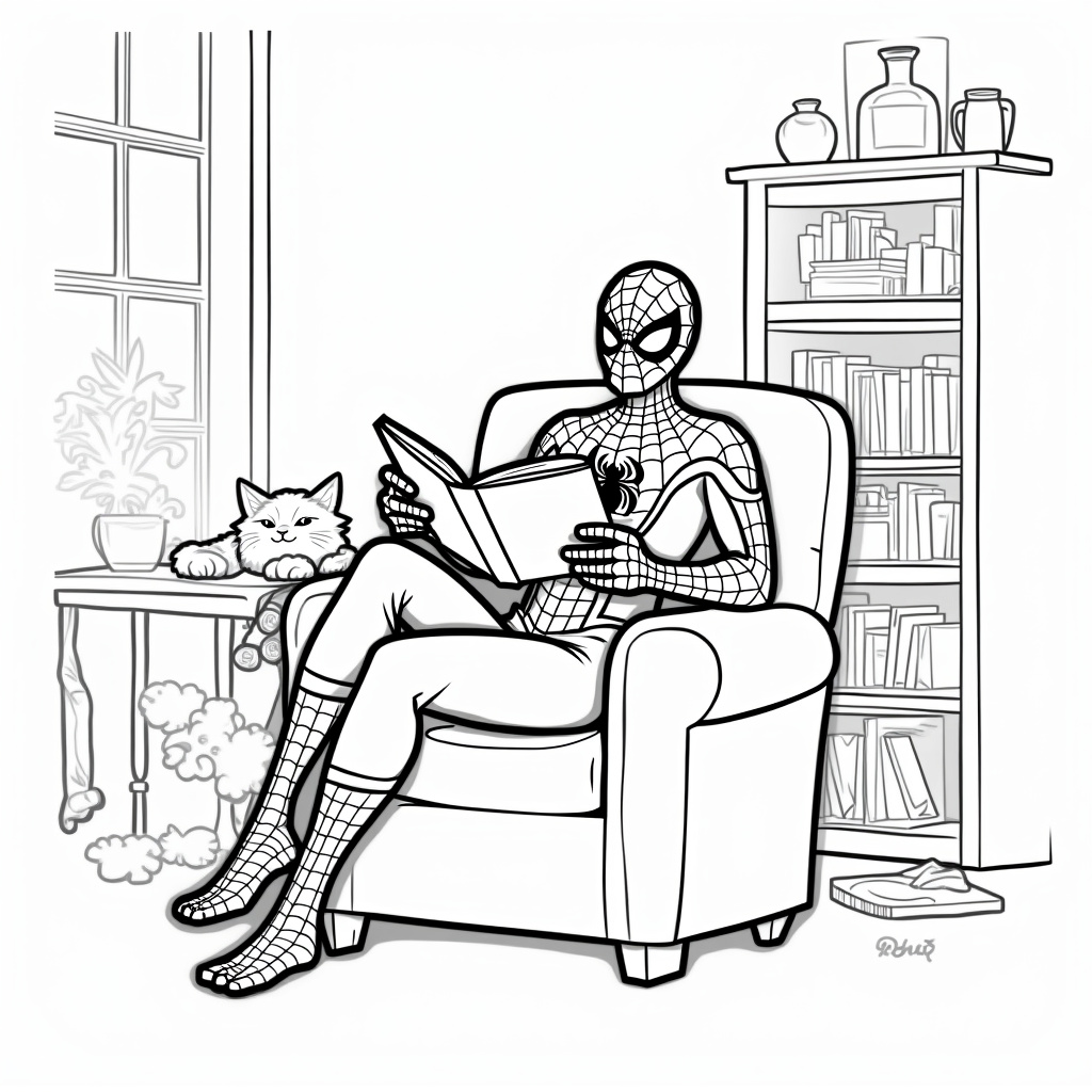 Spider-Man Coloring Pages - Page 5