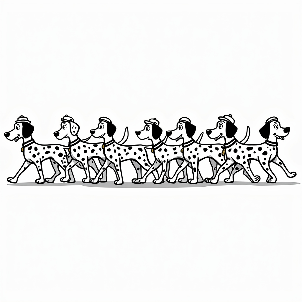 101 Dalmatians Coloring Pages - Page 2