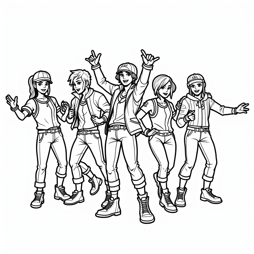 58 Fortnite Coloring Pages - Page 3