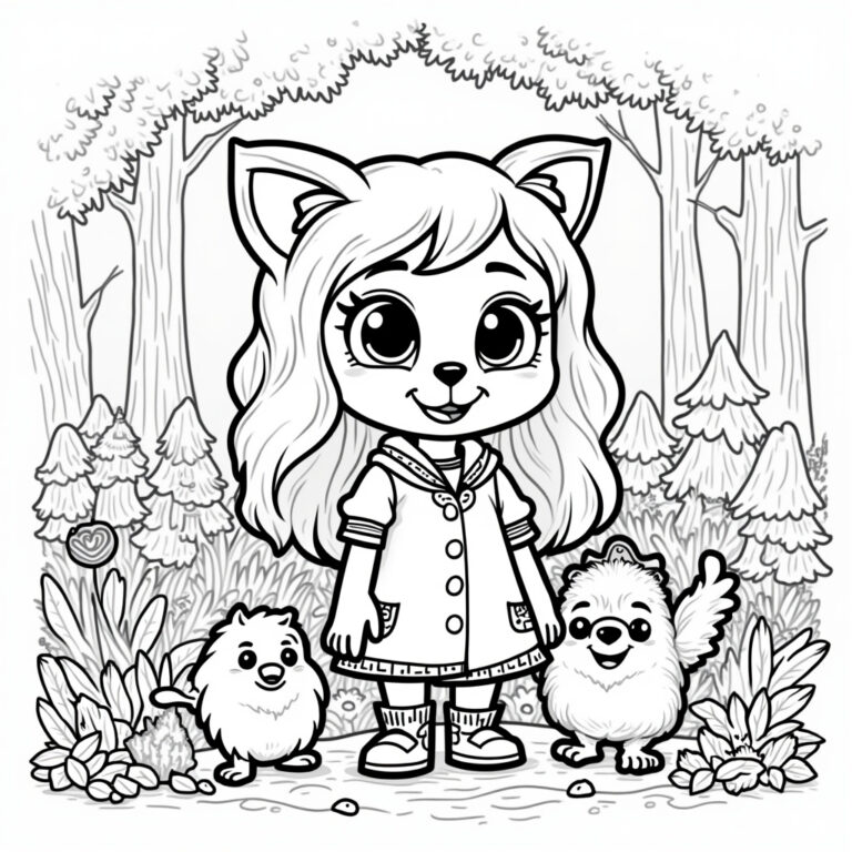 Abby Hatcher Coloring Pages - Page 1