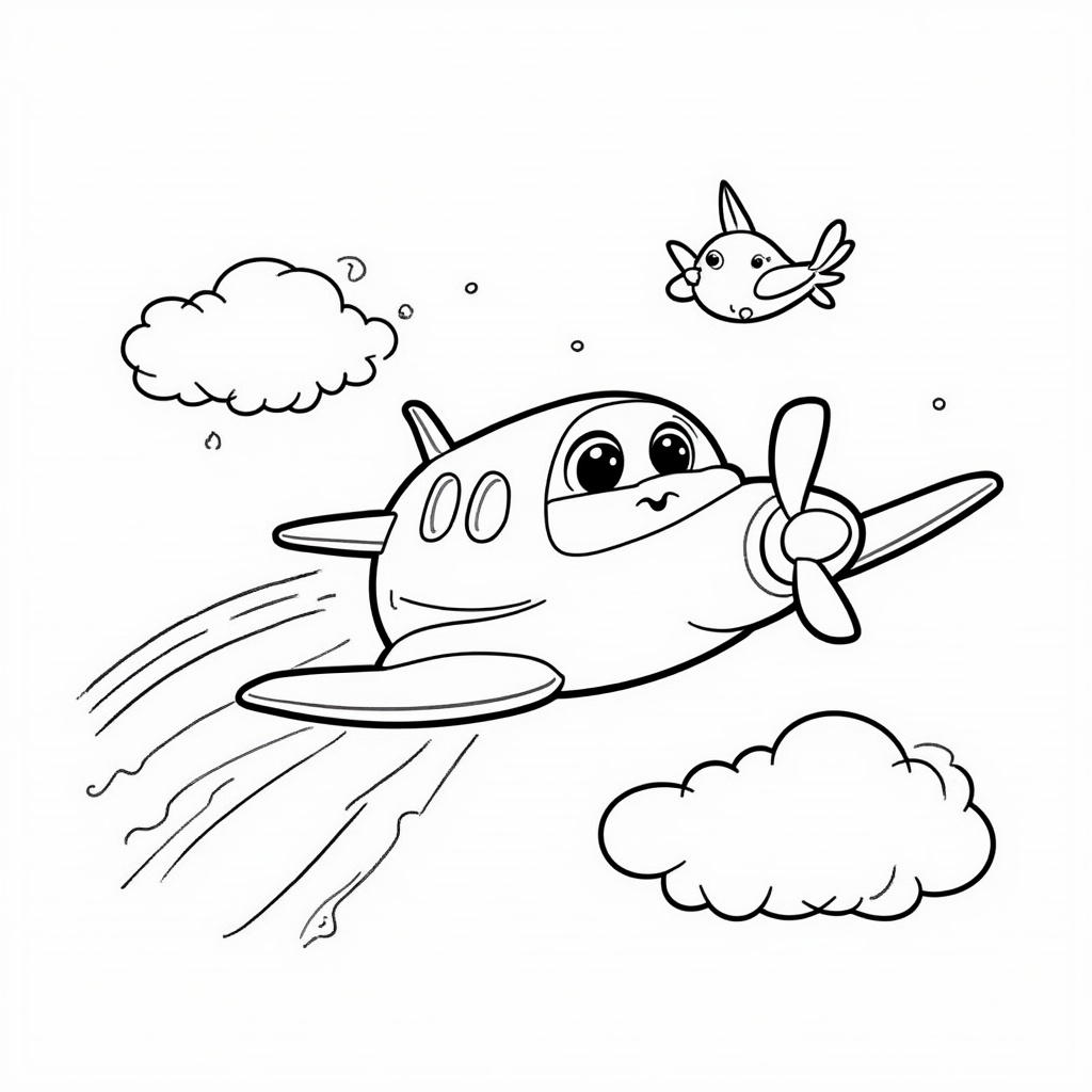 Airplane Coloring Pages - Page 1