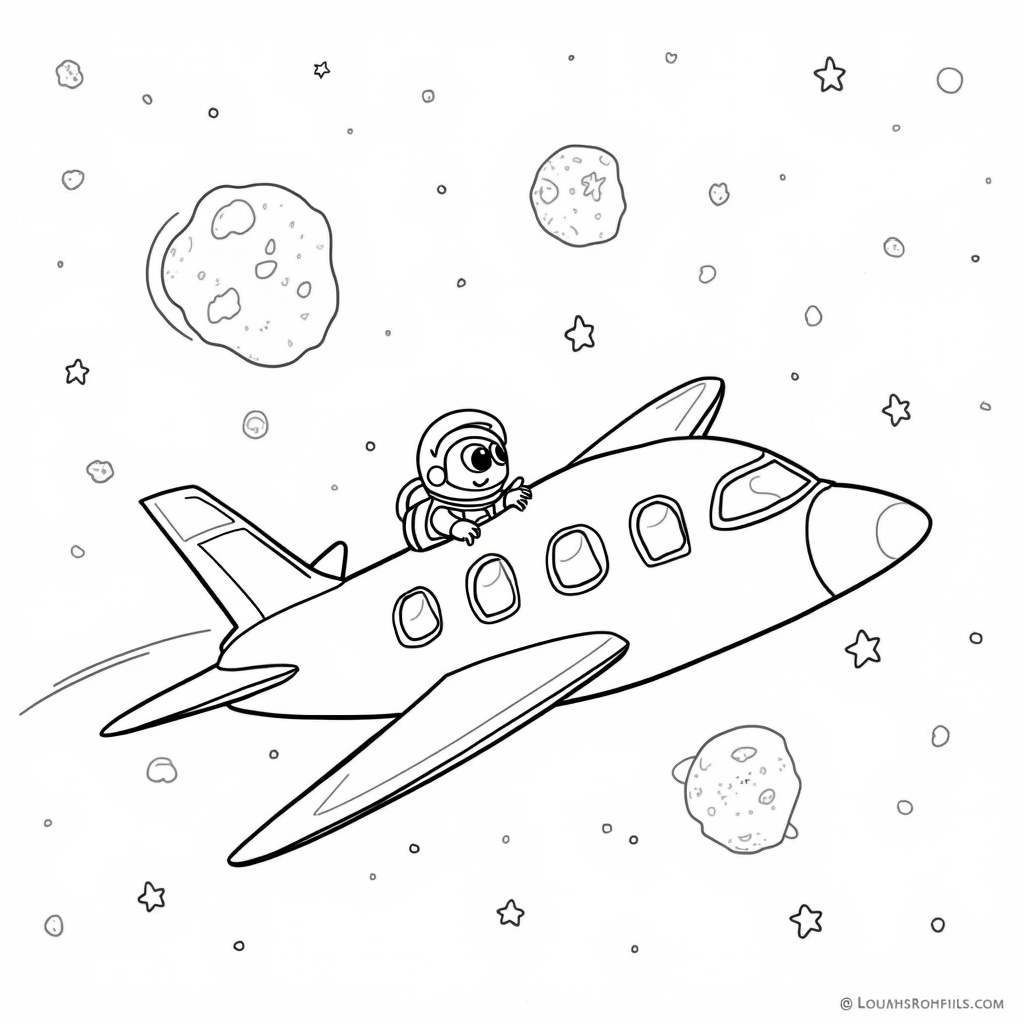 Airplane Coloring Pages - Page 5