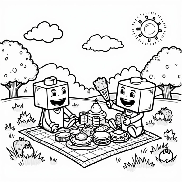 Alphablocks Coloring Pages - Page 1