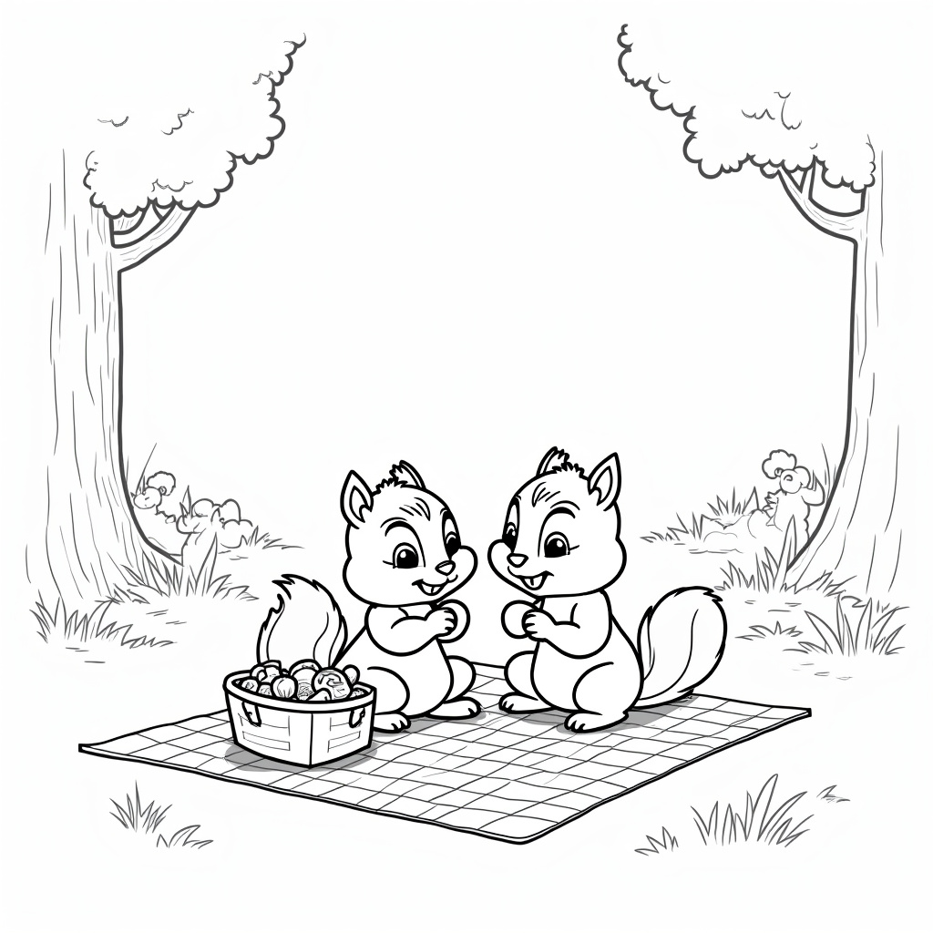 Alvin And The Chipmunks Coloring Pages - Page 2
