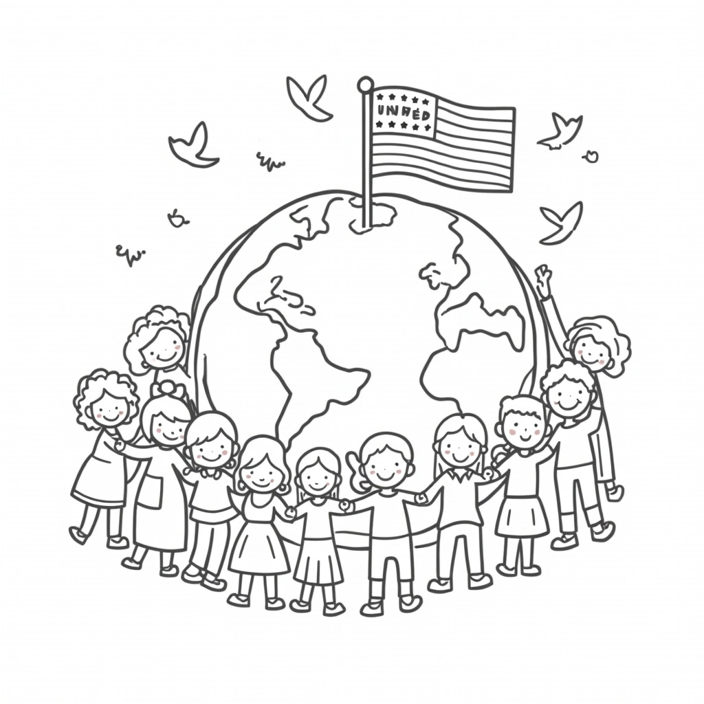 American Flag Coloring Pages - Page 5