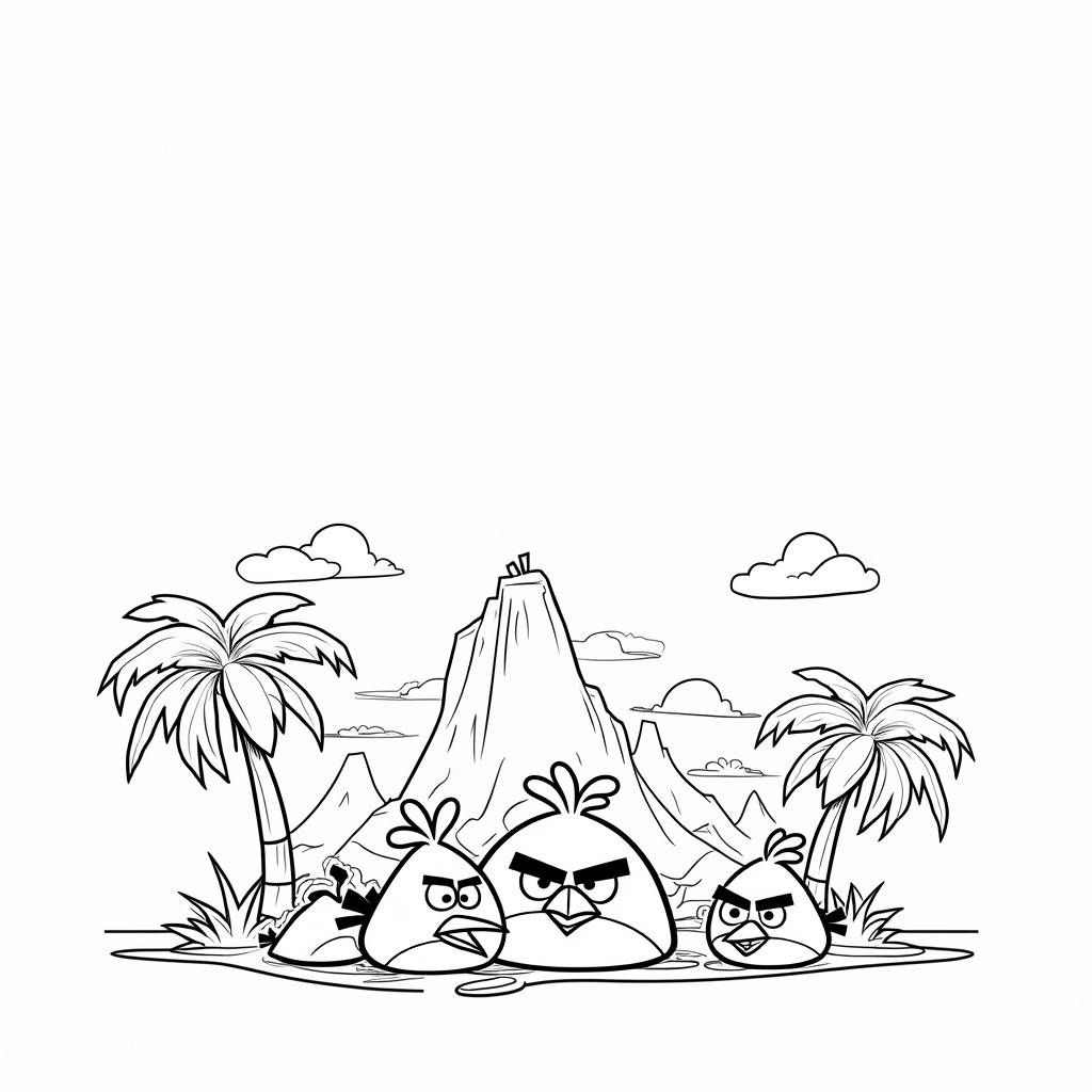 Angry Birds Coloring Pages - Page 2