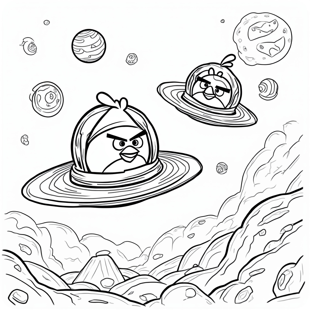 Angry Birds Coloring Pages - Page 3