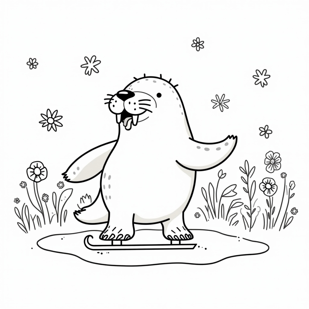 Arctic Animals Coloring Pages - Page 2