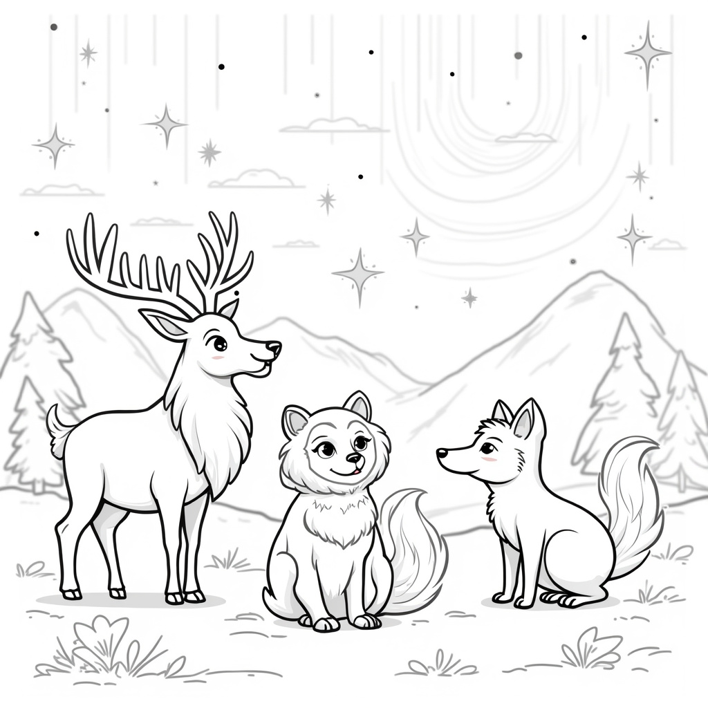 Arctic Animals Coloring Pages - Page 3