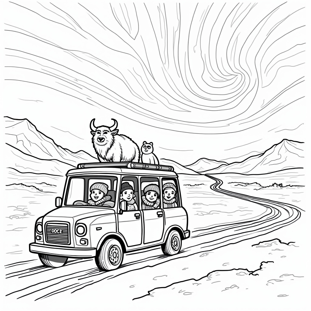 Arctic Animals Coloring Pages - Page 5