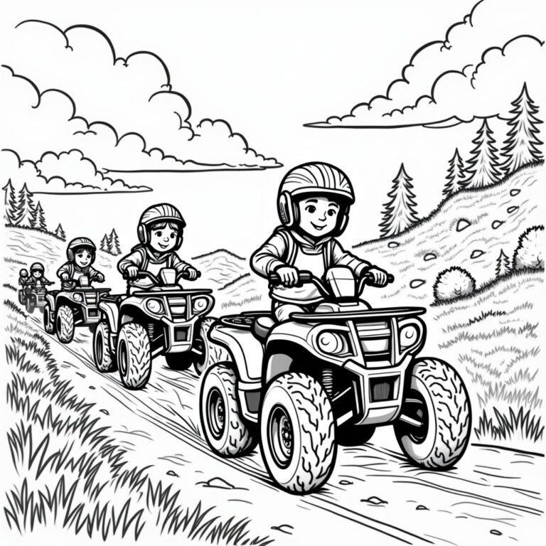 ATV Coloring Pages - Page 1
