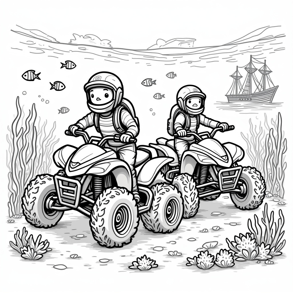 ATV Coloring Pages - Page 4