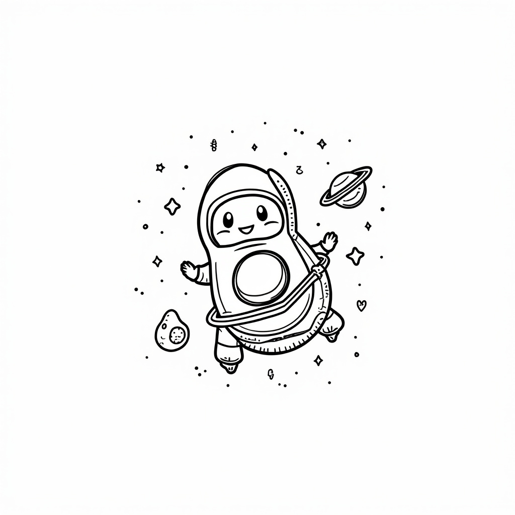 Avocado Coloring Pages - Page 2