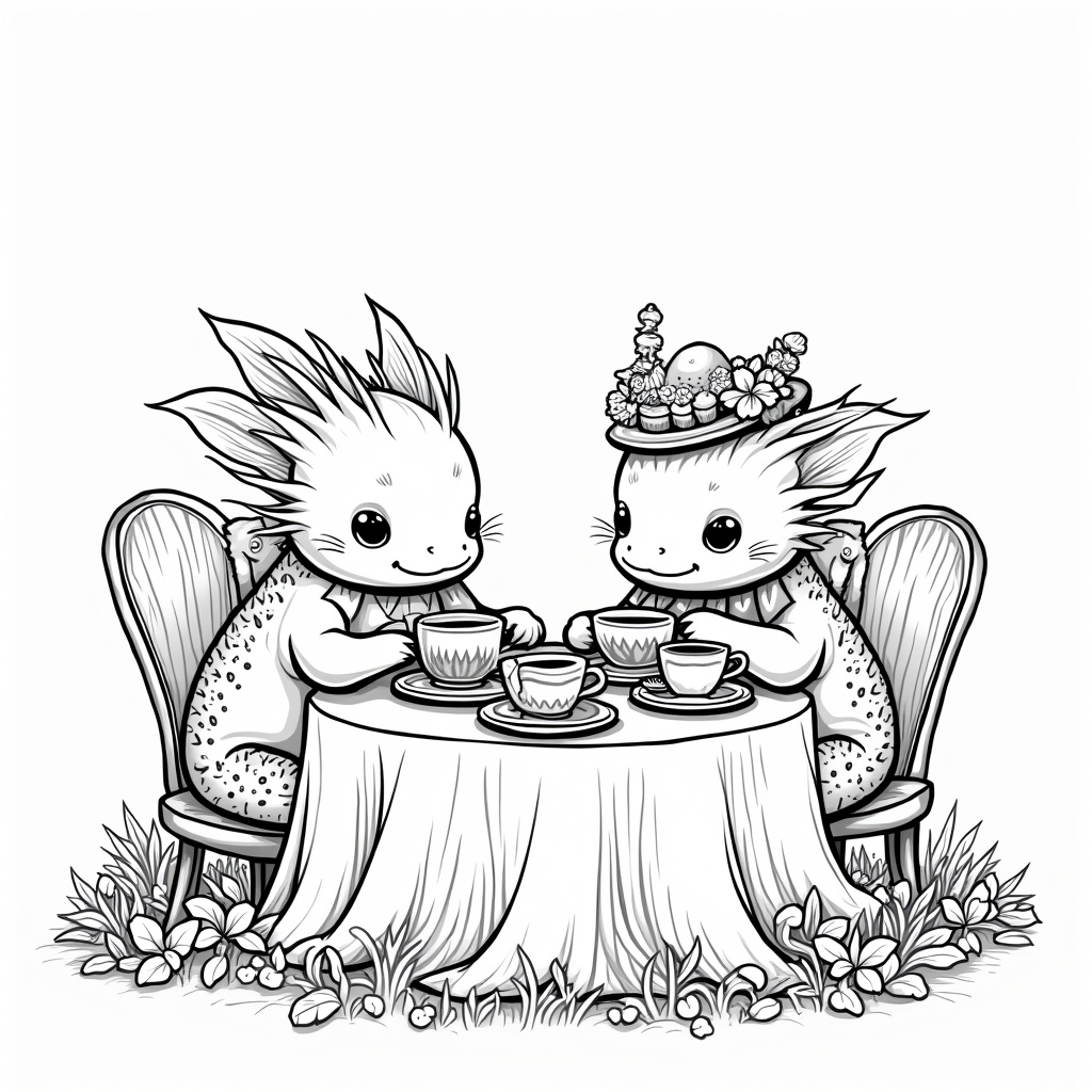 Axolotl Coloring Pages - Page 2