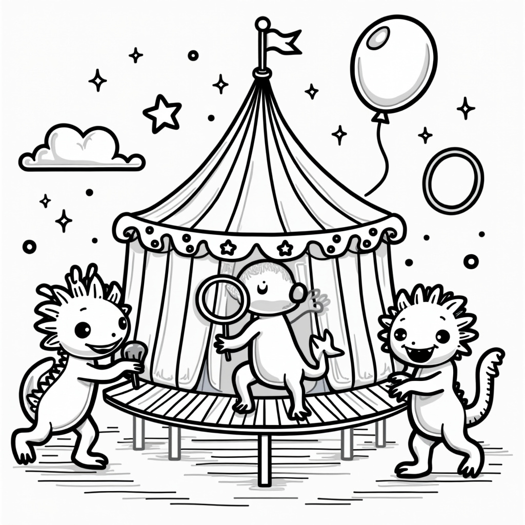 Axolotl Coloring Pages - Page 5