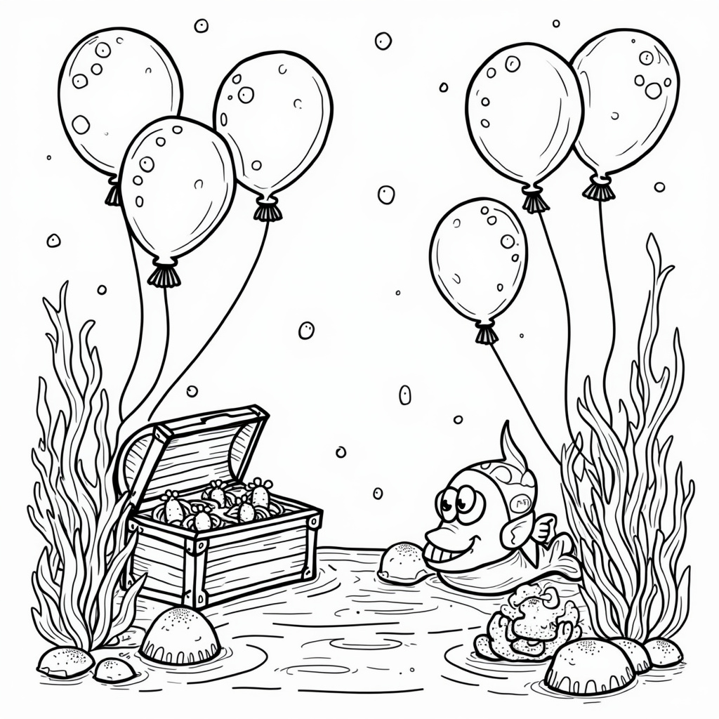 Balloon Coloring Pages - Page 3