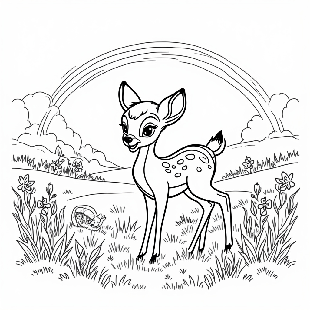 Bambi Coloring Pages - Page 4