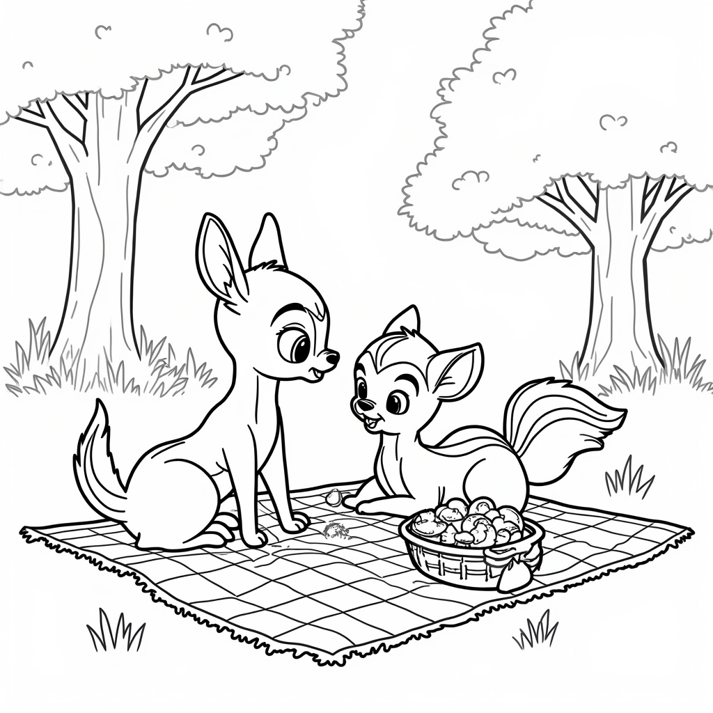 Bambi Coloring Pages - Page 5