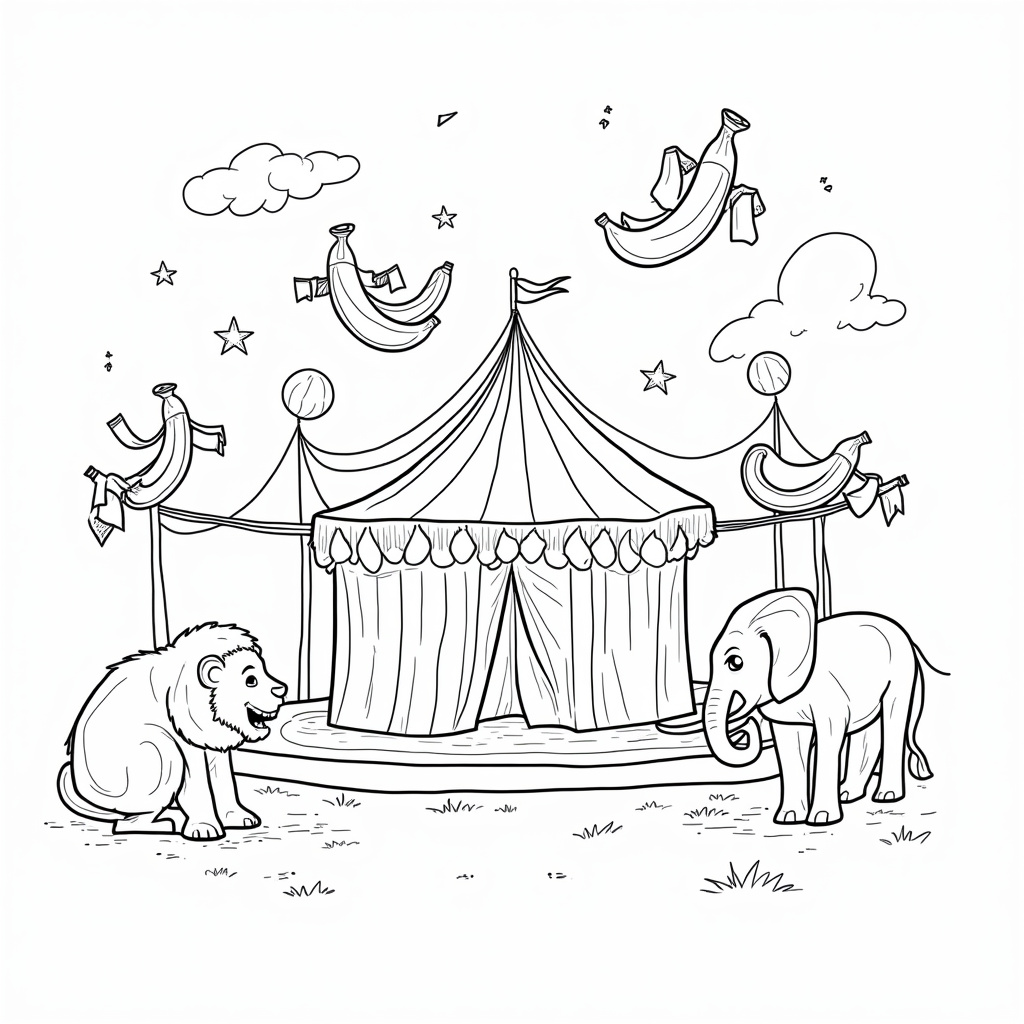 Banana Coloring Pages - Page 5