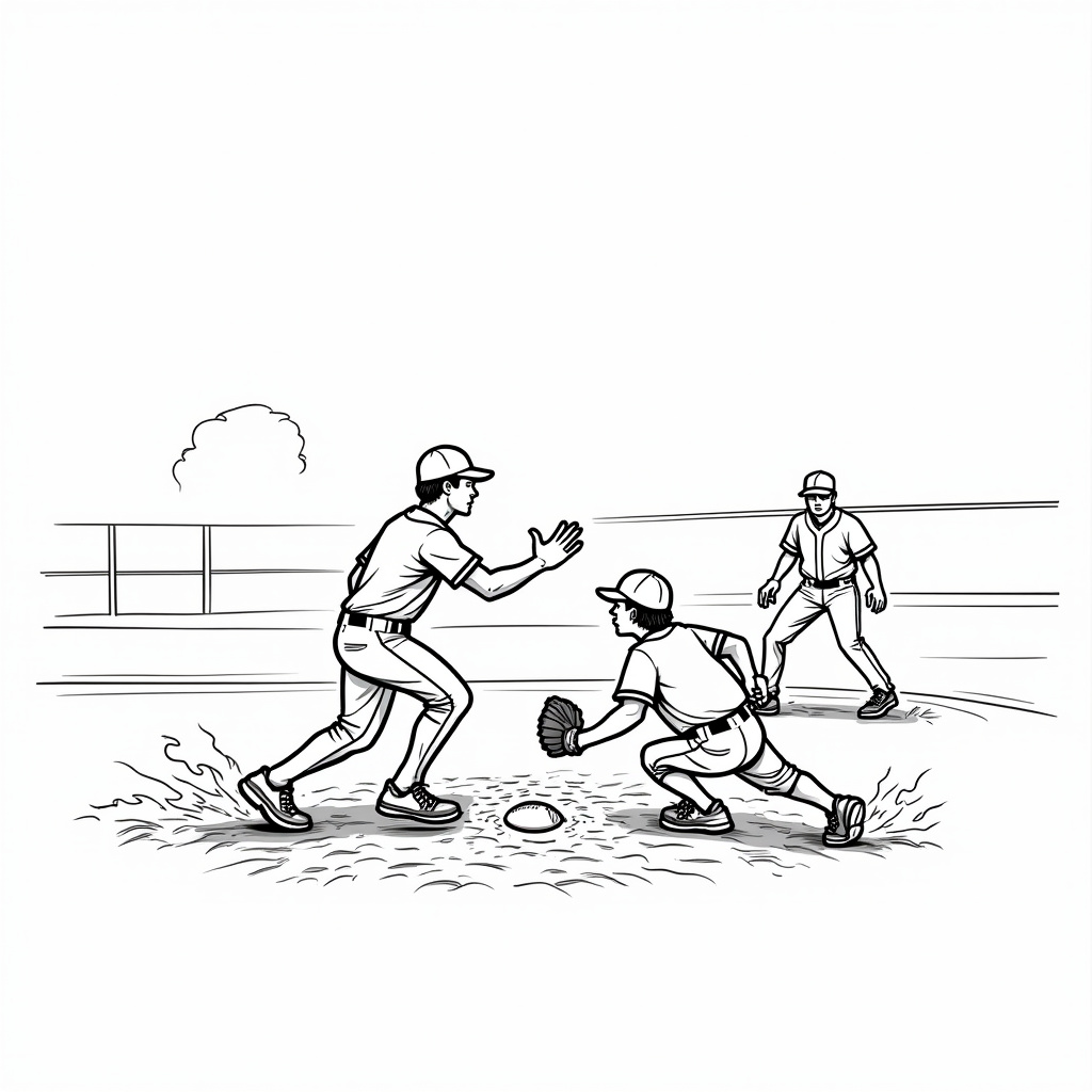 Baseball Coloring Pages - Page 3