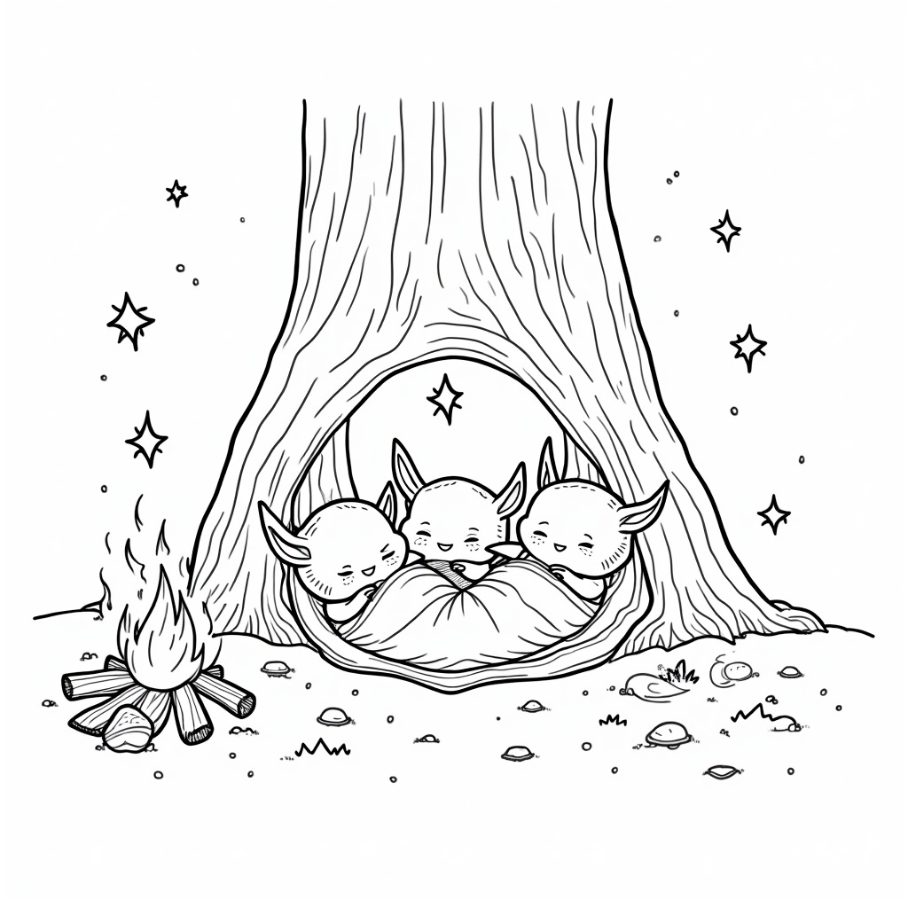 Bat Coloring Pages - Page 3