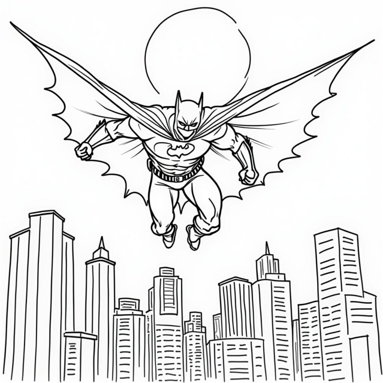 Batman Coloring Pages - Page 1