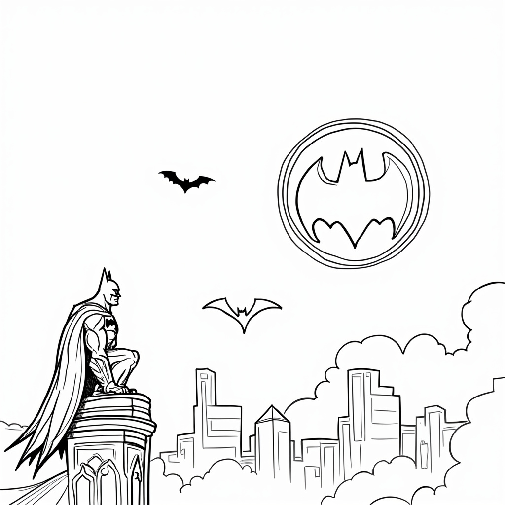 Batman Coloring Pages - Page 2