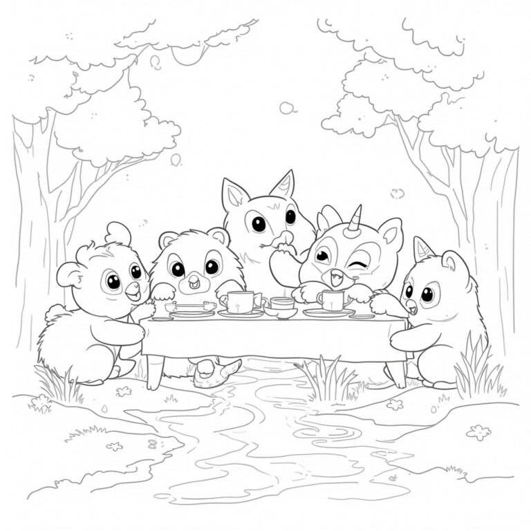 Beanie Boo Coloring Pages - Page 1
