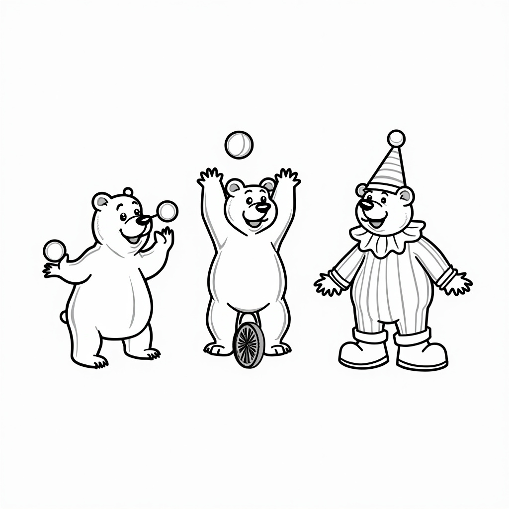 Bear Coloring Pages - Page 3