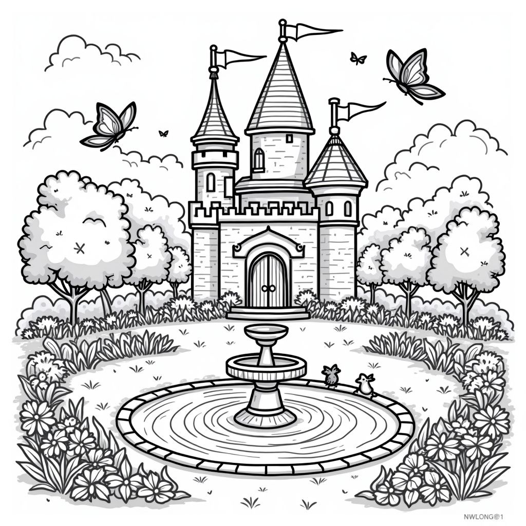 Beauty And The Beast Coloring Pages - Page 3