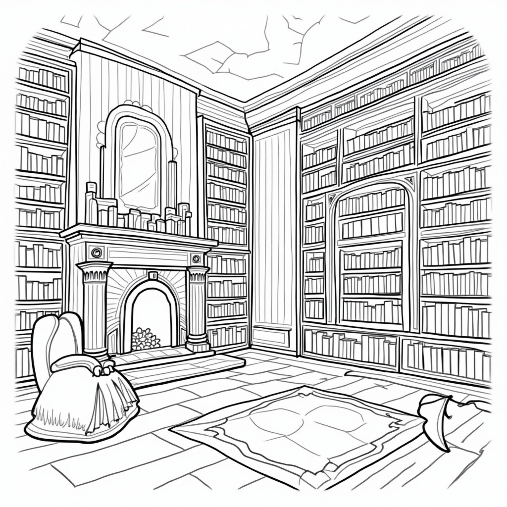 Beauty And The Beast Coloring Pages - Page 5