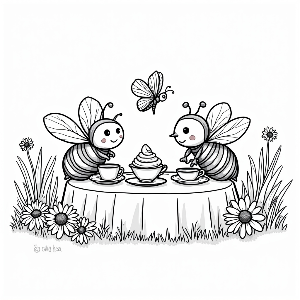 Bee Coloring Pages - Page 2