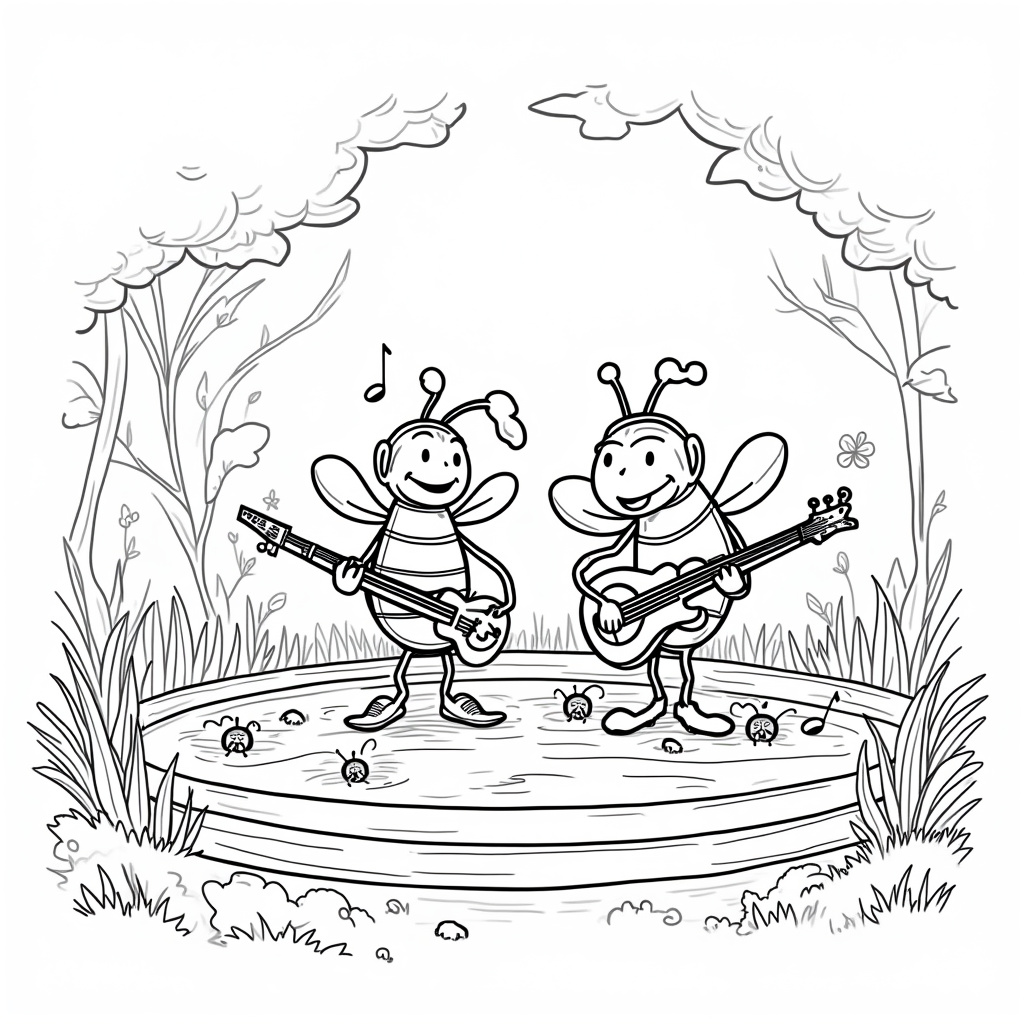 Bee Coloring Pages - Page 3